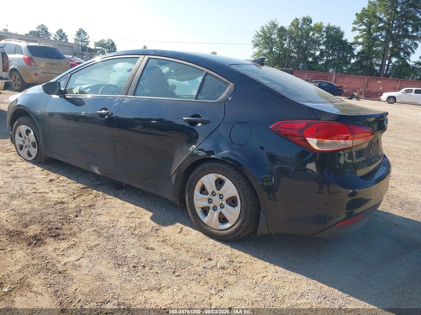Vin: 3kpfk4a77he143487, lot: 46259999, kia forte lx 20173