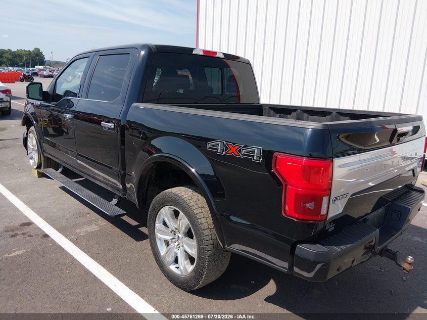 Vin: 1ftew1eg5jfc15002, lot: 46260018, ford f-150 platinum 20183