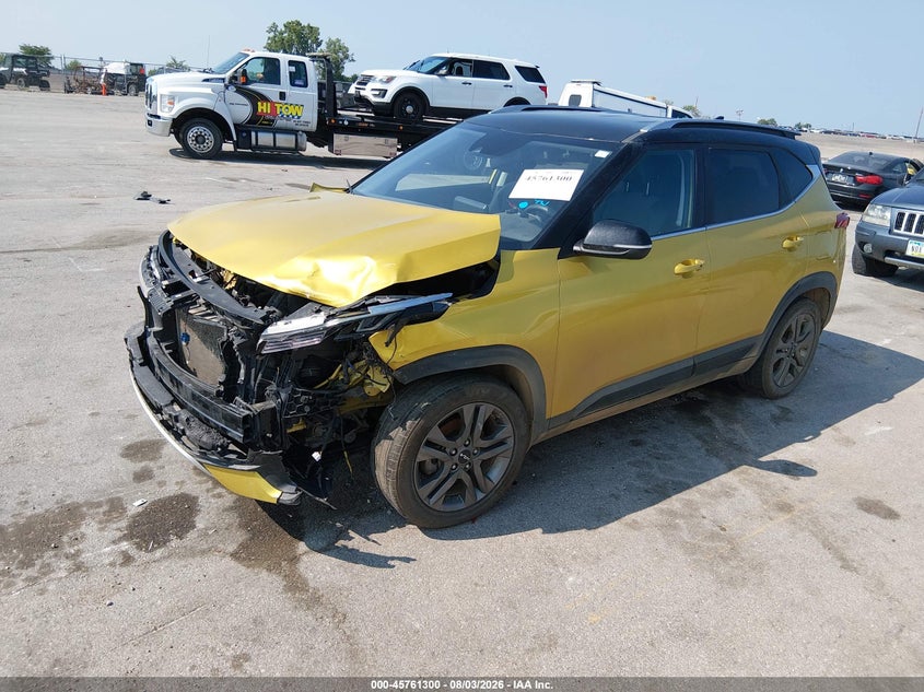 Vin: kndeu2aa4p7410721, lot: 46260049, kia seltos s 20232