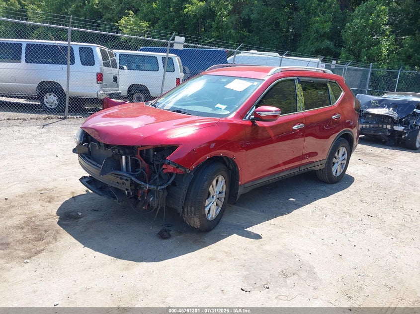 Vin: 5n1at2mk2fc866840, lot: 46260051, nissan rogue sv 20152
