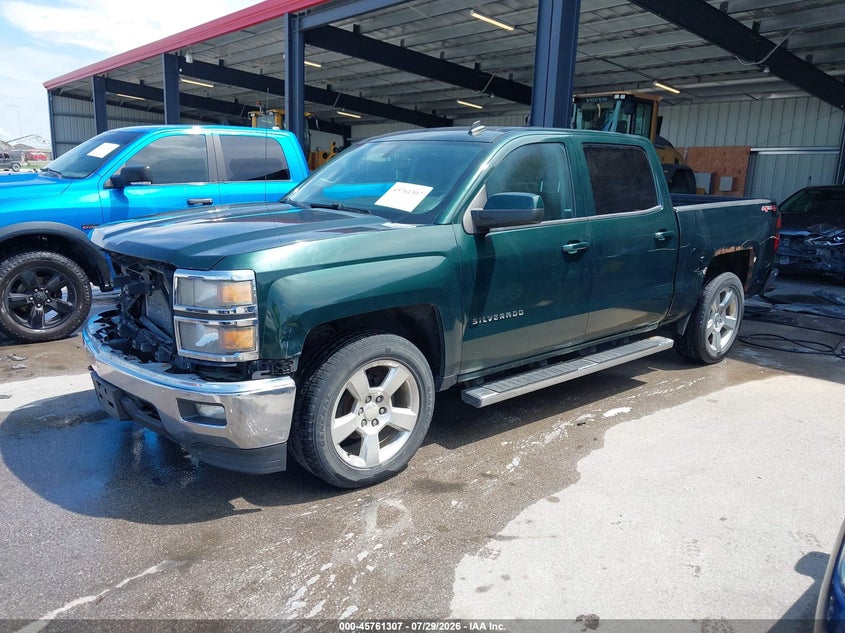 Vin: 3gcukrec2eg493931, lot: 46260056, chevrolet silverado 1500 lt 20142