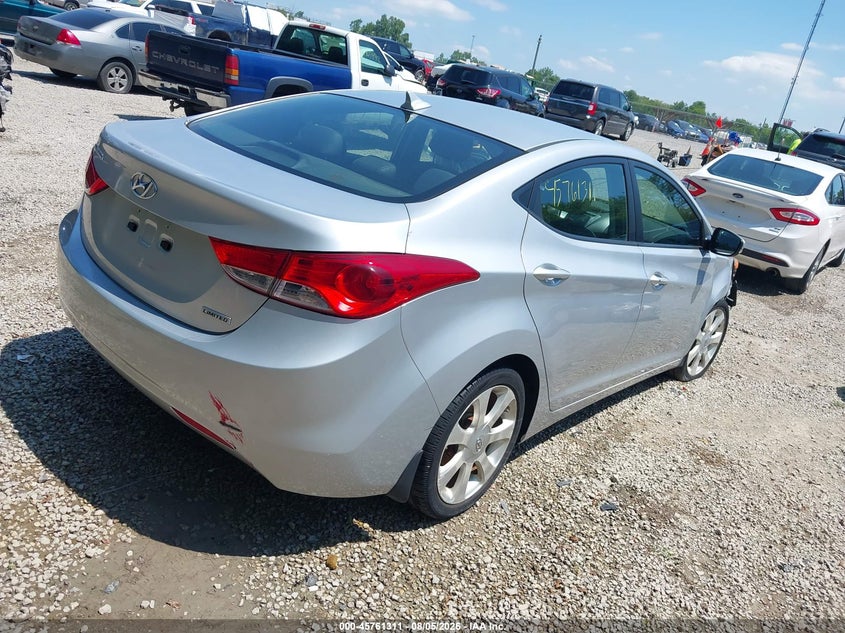 2012 HYUNDAI ELANTRA auction photo 4