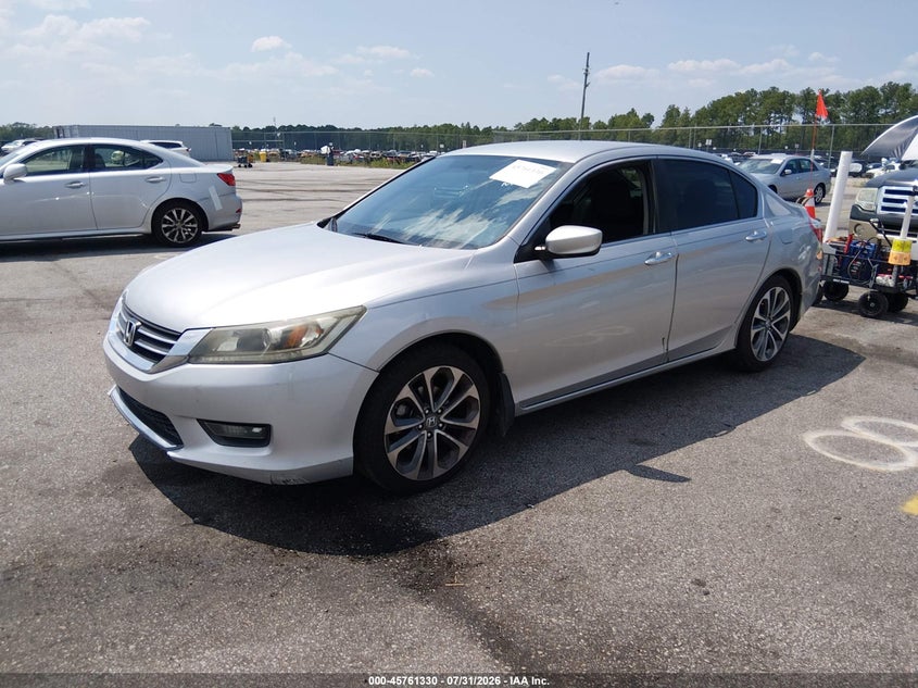 Vin: 1hgcr2f59fa129151, lot: 46260079, honda accord sport 20152