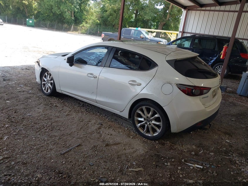 Vin: jm1bm1l32f1275655, lot: 46260087, mazda mazda3 s touring 20153