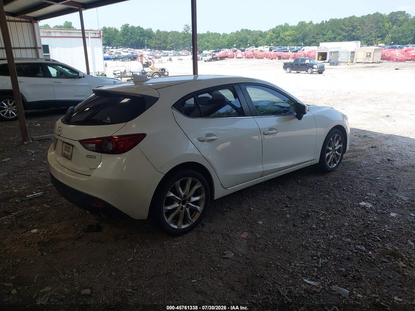 Vin: jm1bm1l32f1275655, lot: 46260087, mazda mazda3 s touring 20154