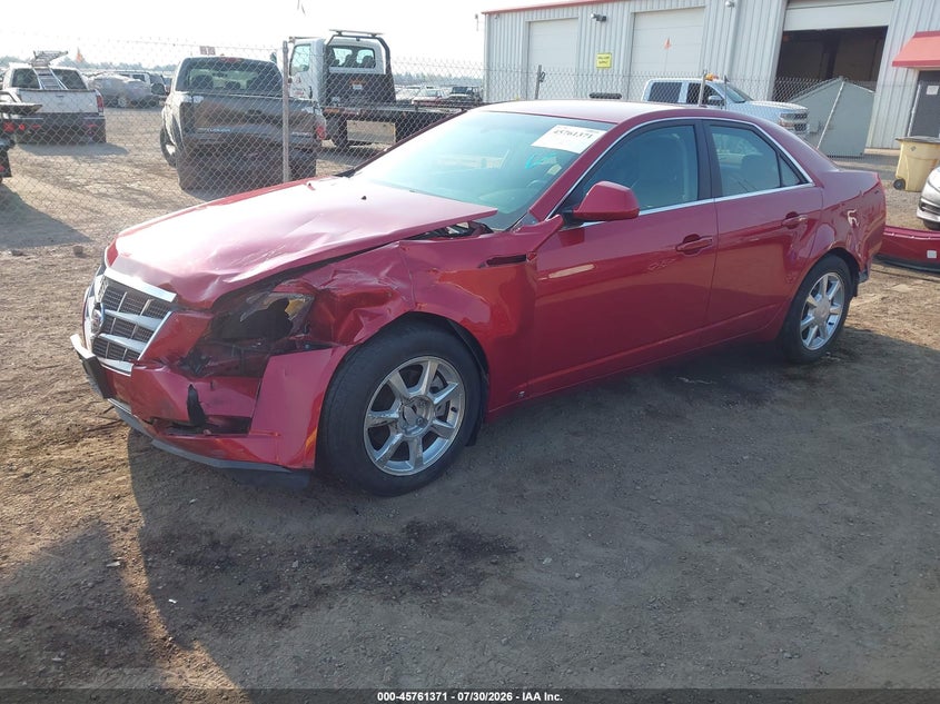 2009 Cadillac CTS, По кругу, IAAI, VIN 1G6DF577590105083 — фото 2
