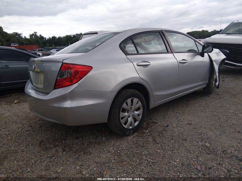 Vin: 2hgfb2f58ch308988, lot: 46260121, honda civic lx 20124