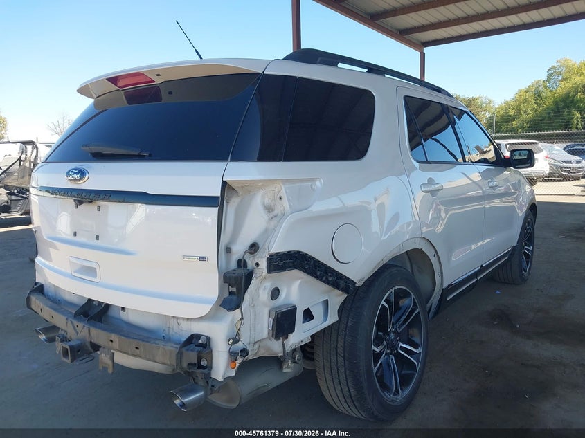 Vin: 1fm5k8gt3fga03775, lot: 46260128, ford explorer sport 20154
