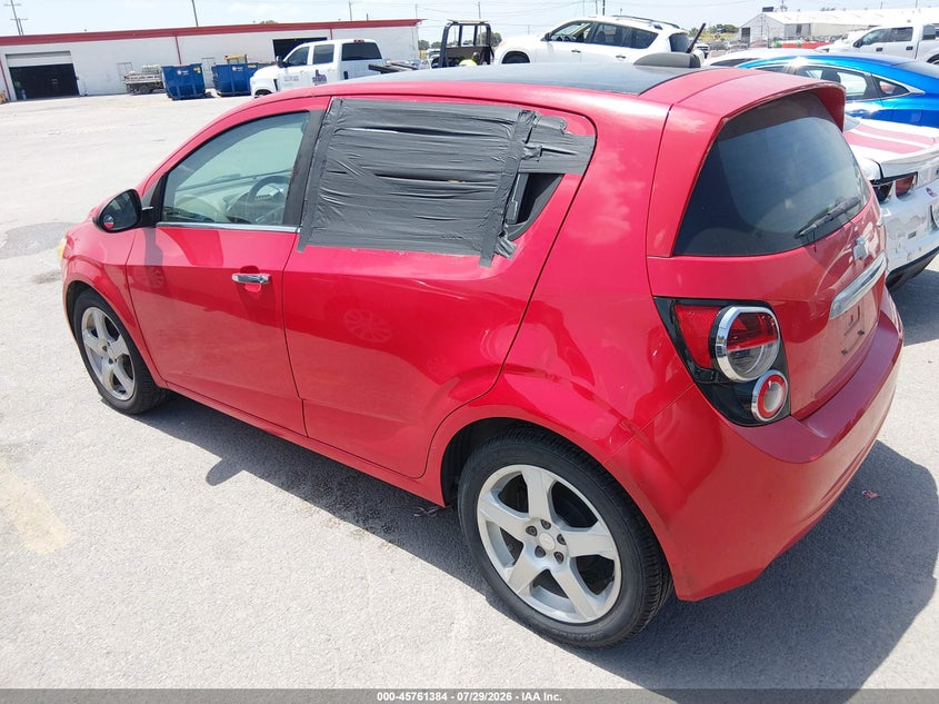 Vin: 1g1je6sbxf4108062, lot: 46260132, chevrolet sonic ltz auto 20153