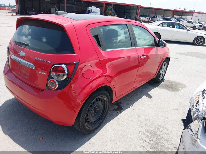 Vin: 1g1je6sbxf4108062, lot: 46260132, chevrolet sonic ltz auto 20154