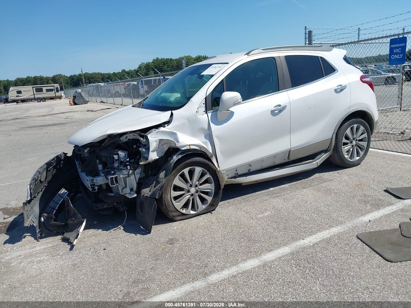 Vin: kl4cjasb4hb023435, lot: 46260140, buick encore preferred 20172