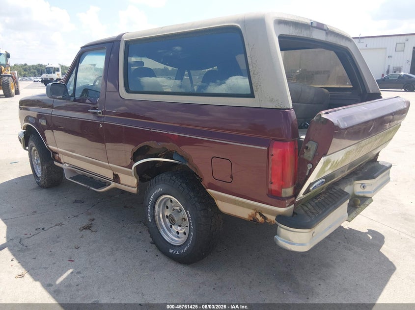 1996 FORD BRONCO auction photo 3