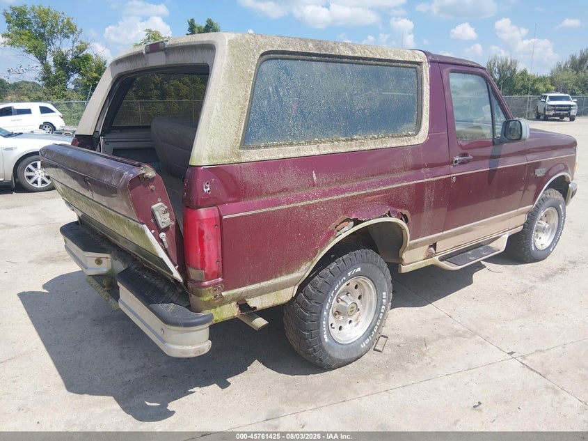 1996 FORD BRONCO auction photo 4