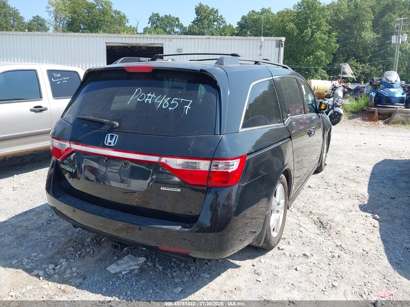 Vin: 5fnrl5h92cb135551, lot: 46260181, honda odyssey touring/touring elite 20124