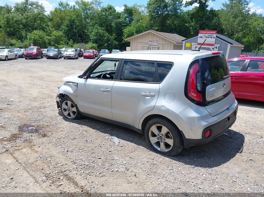 Vin: kndjn2a24j7548707, lot: 46260195, kia soul 20183
