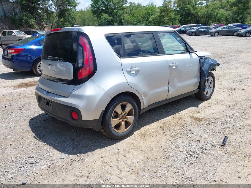 Vin: kndjn2a24j7548707, lot: 46260195, kia soul 20184