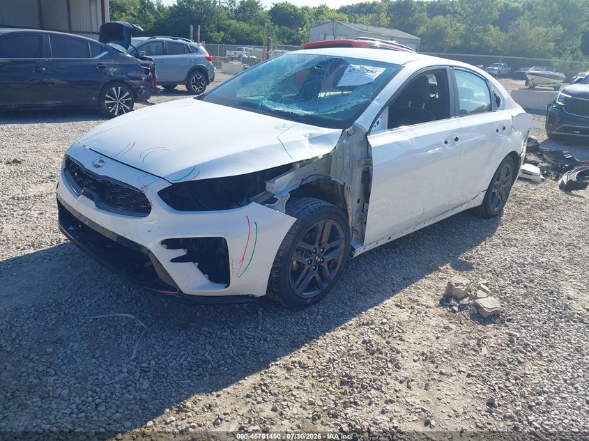 Vin: 3kpf34ad8me419074, lot: 46260199, kia forte gt-line 20212
