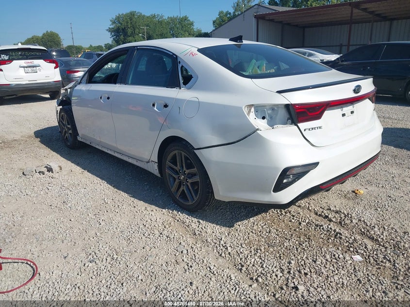 Vin: 3kpf34ad8me419074, lot: 46260199, kia forte gt-line 20213