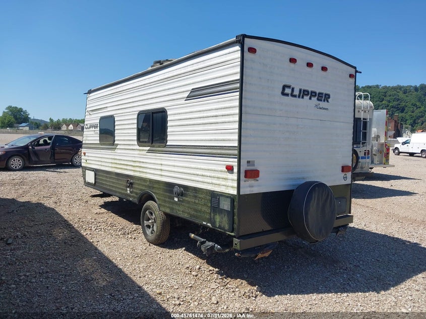 2018 FOREST RIVER COLEMAN VIKING 17FQ TRAVEL TRAILER auction photo 3