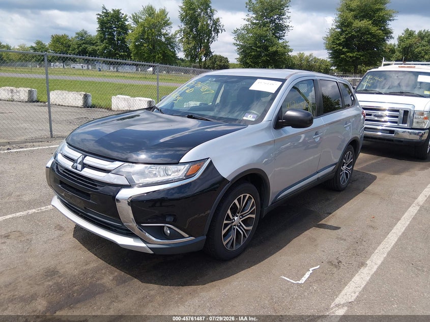 Vin: ja4ad2a31gz010257, lot: 46260235, mitsubishi outlander es 20162