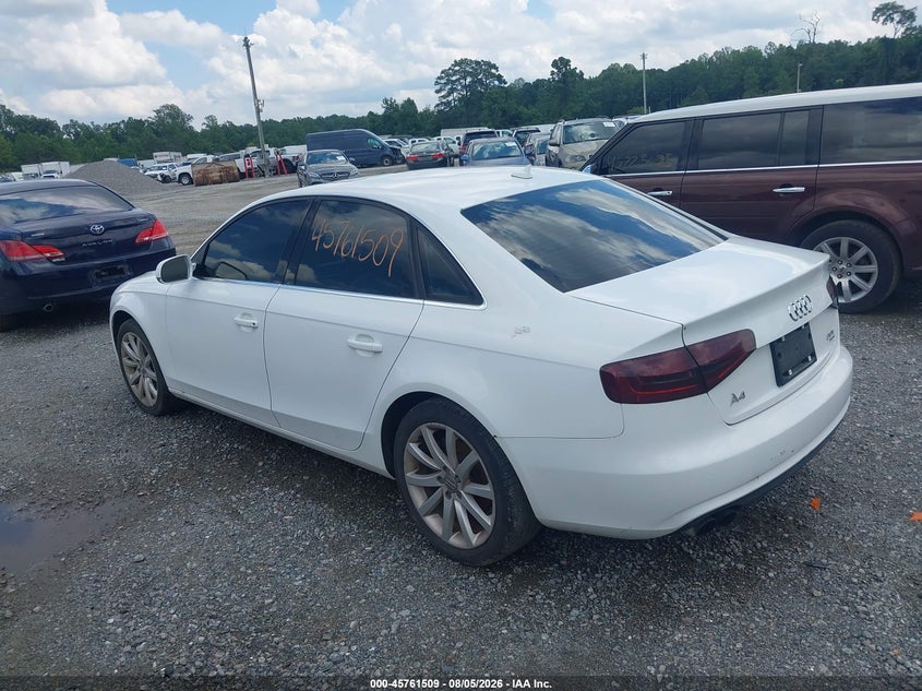 Vin: wauffafl0dn018794, lot: 46260258, audi a4 2.0t premium 20133