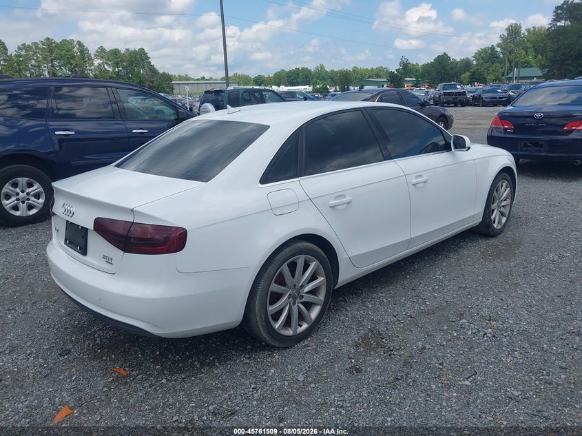 Vin: wauffafl0dn018794, lot: 46260258, audi a4 2.0t premium 20134