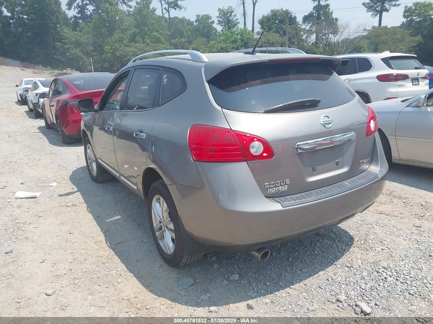 Vin: jn8as5mv7dw620479, lot: 46260281, nissan rogue sv 20133