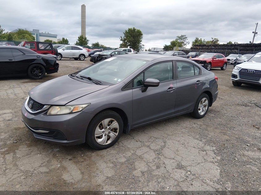 2014 HONDA CIVIC SEDAN 1.8L I-4 VVT, 143HP