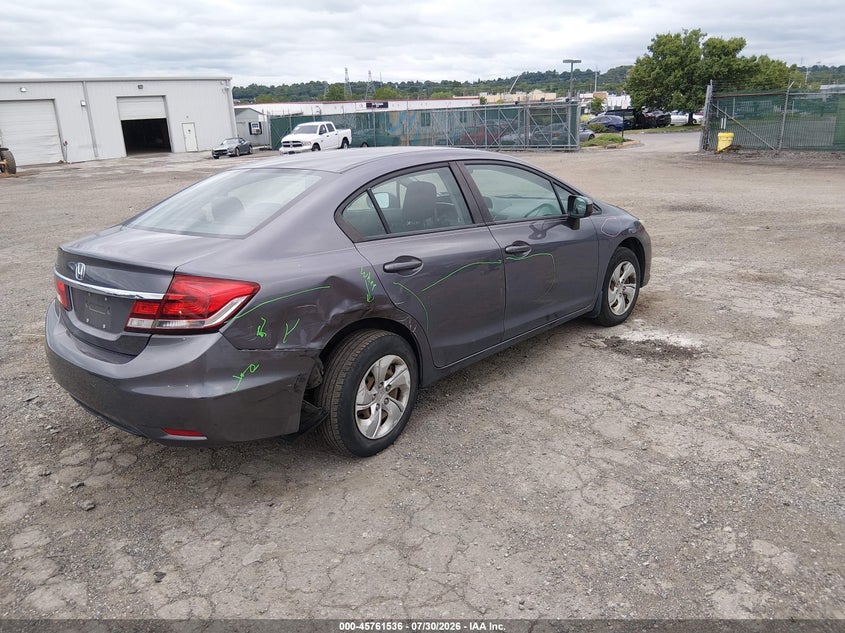 2014 HONDA CIVIC auction photo 4