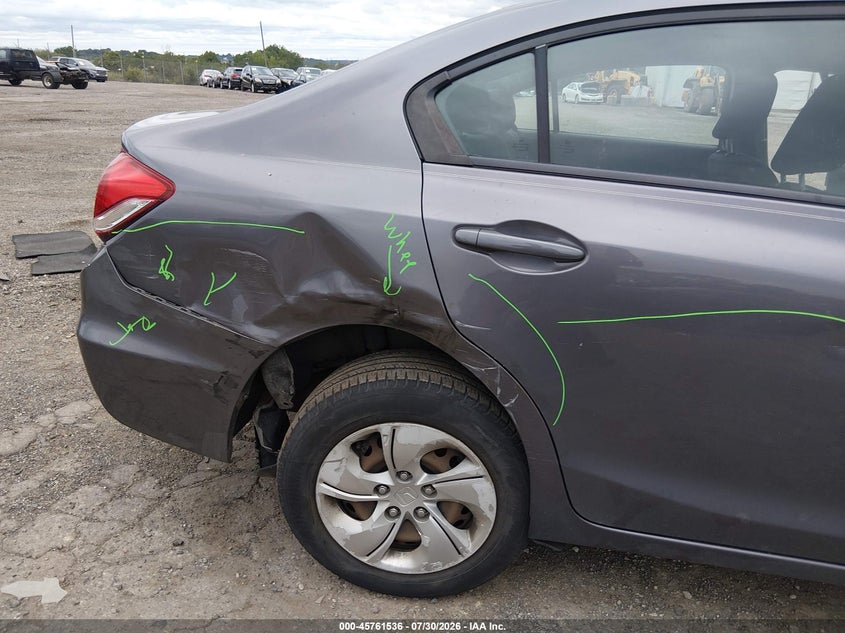 2014 HONDA CIVIC auction photo 6