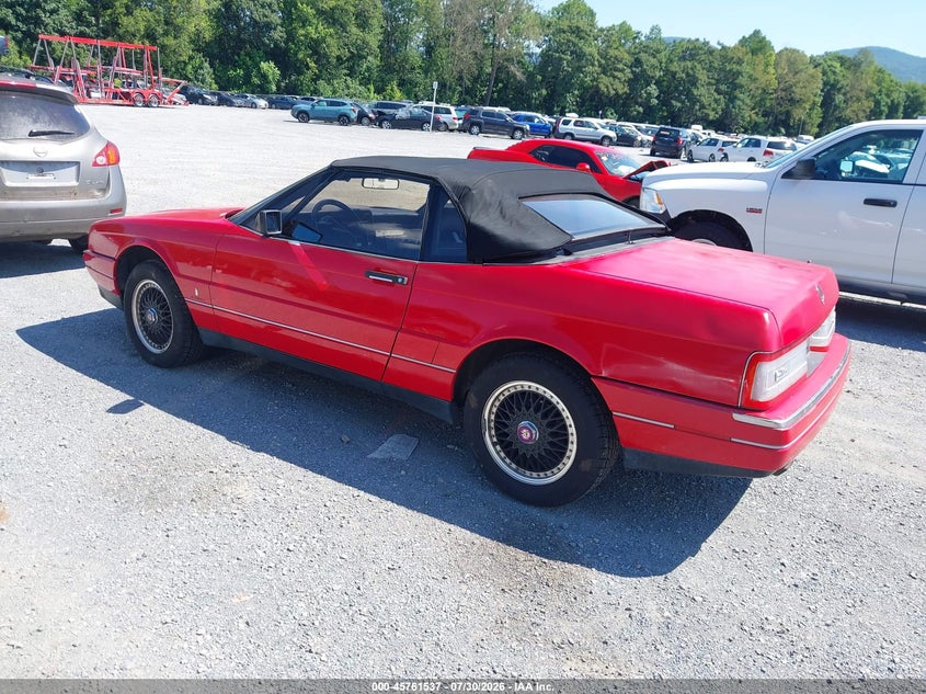 1991 CADILLAC ALLANTE auction photo 3