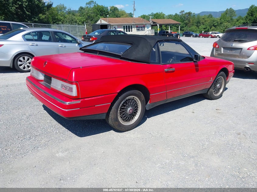 1991 CADILLAC ALLANTE auction photo 4