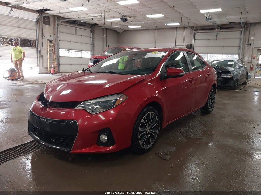 Vin: 2t1burhe0fc315915, lot: 46260298, toyota corolla s plus 20152