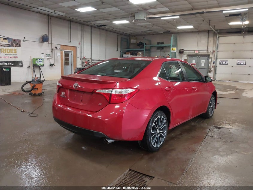 Vin: 2t1burhe0fc315915, lot: 46260298, toyota corolla s plus 20154