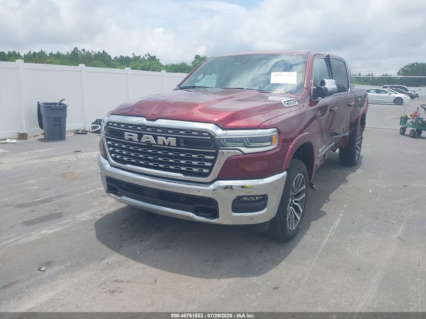 Vin: 1c6srfhp3sn555895, lot: 46260302, ram 1500 limited  4x4 5'7 box 20252