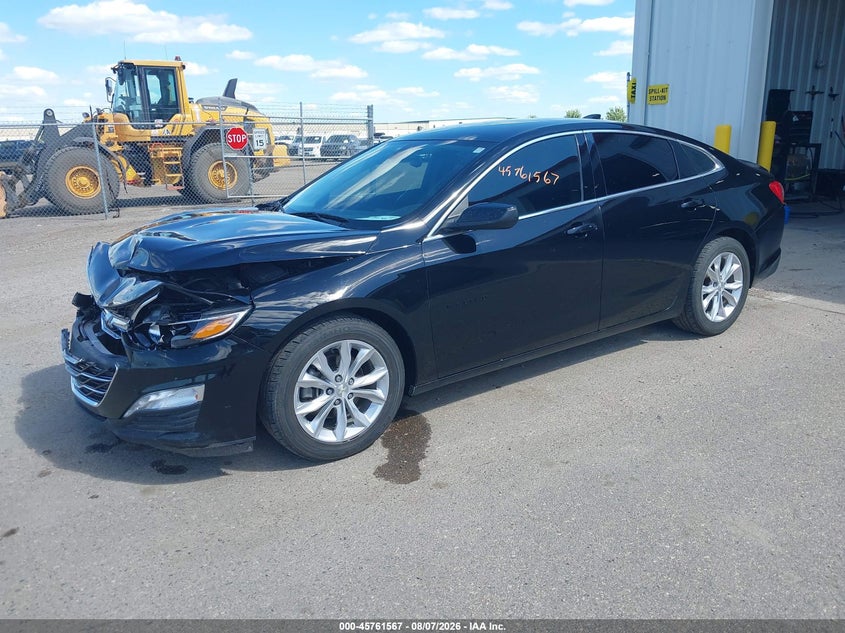 Vin: 1g1zd5st4kf207659, lot: 46260316, chevrolet malibu lt 20192