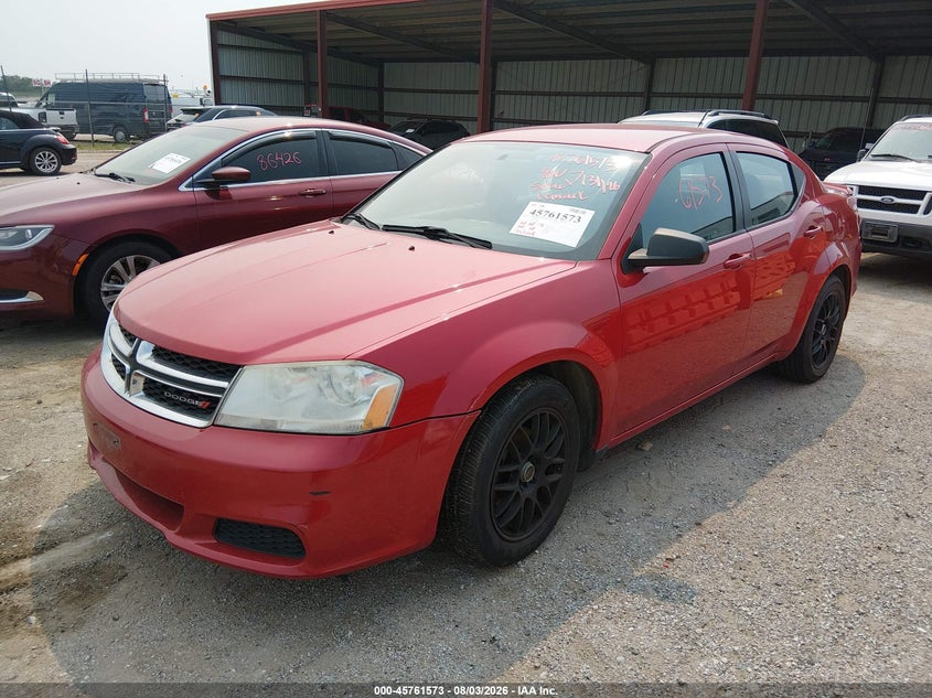 Vin: 1c3cdzab6dn588313, lot: 46260322, dodge avenger se 20132