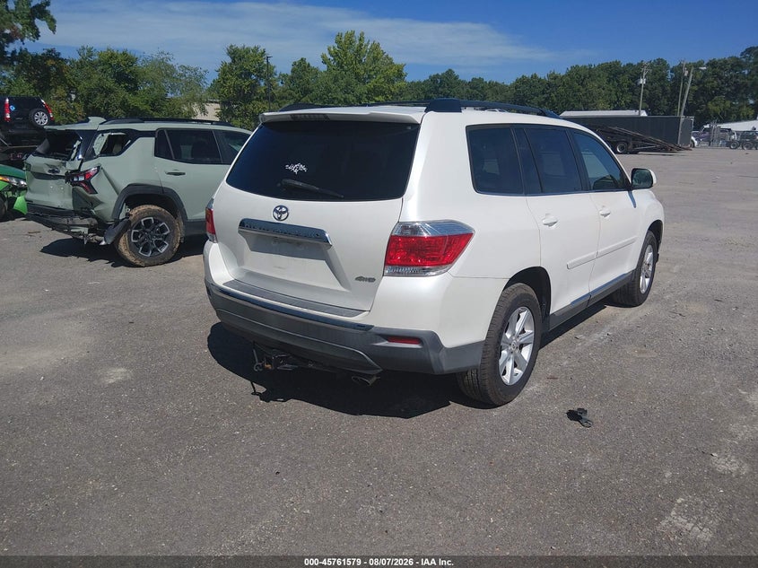 Vin: 5tdbk3eh9cs142979, lot: 46260328, toyota highlander se v6 20124