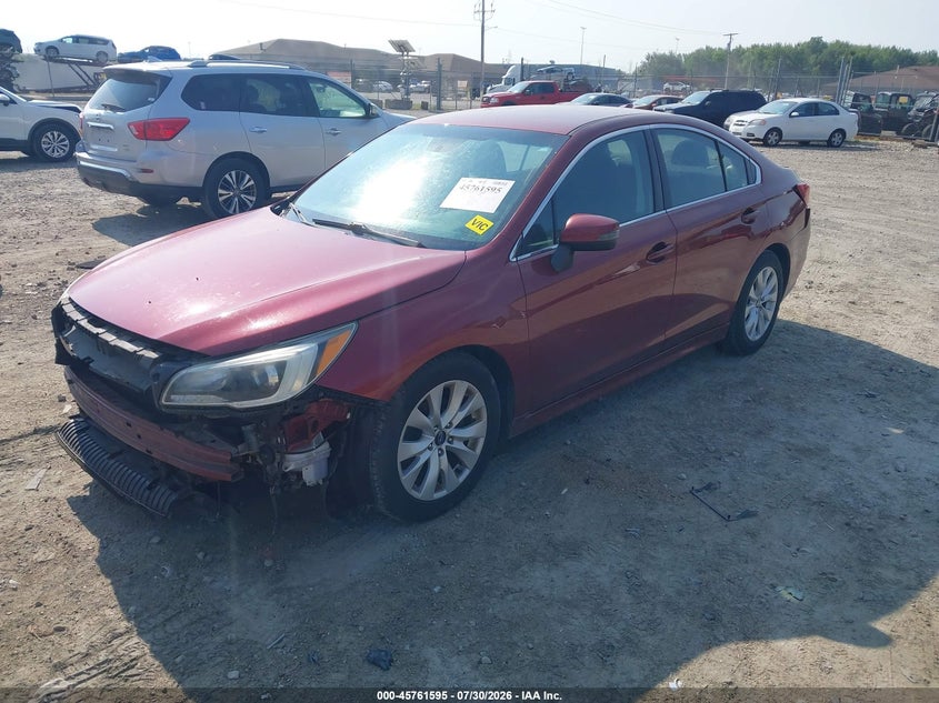 Vin: 4s3bnaf62g3055876, lot: 46260344, subaru legacy 2.5i premium 20162
