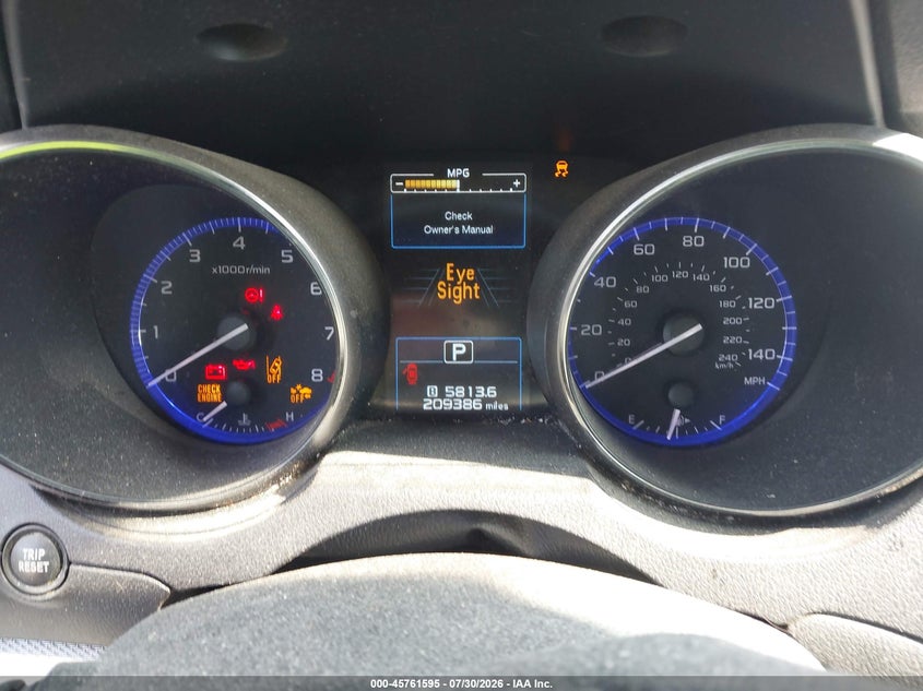 2016 SUBARU LEGACY SEDAN 2.5L H-4 DOHC, VVT, 175HP