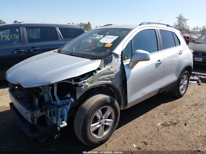 Vin: 3gncjlsb7ll207915, lot: 46260356, chevrolet trax fwd lt 20202