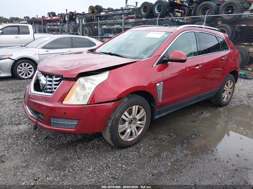 Vin: 3gyfnbe31es580654, lot: 46260415, cadillac srx luxury collection 20142