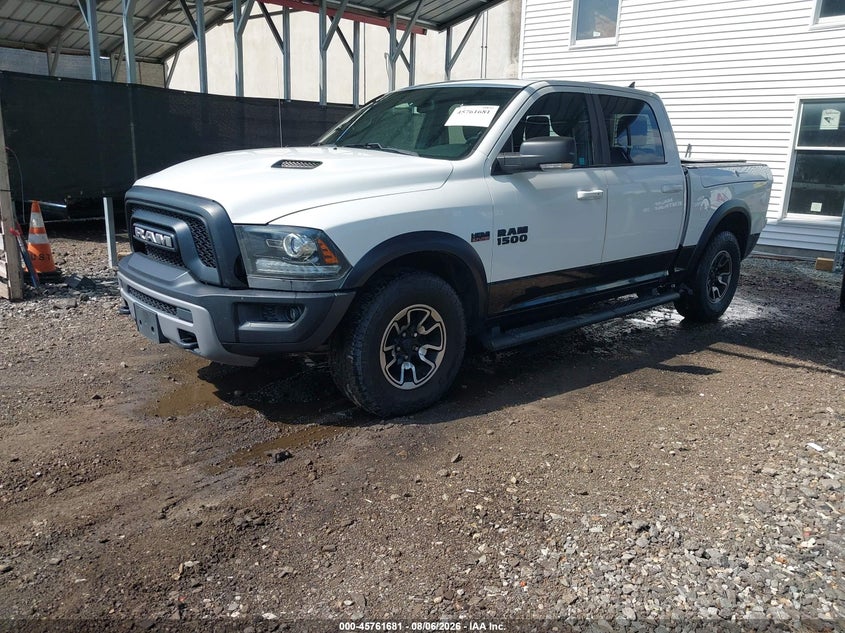 Vin: 1c6rr7yt3js189096, lot: 46260430, ram 1500 rebel  4x4 5'7 box 20182