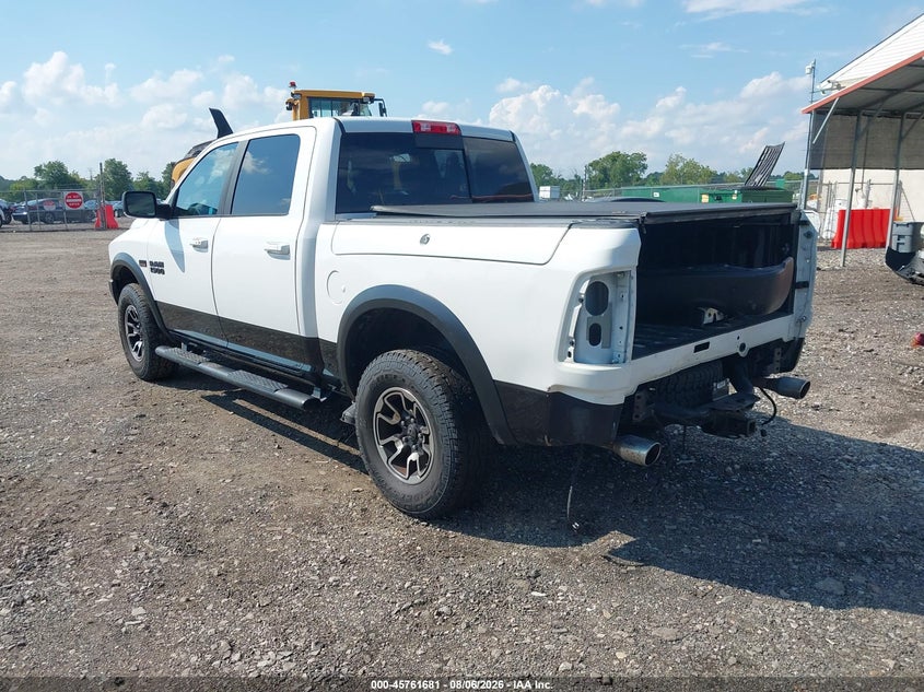 Vin: 1c6rr7yt3js189096, lot: 46260430, ram 1500 rebel  4x4 5'7 box 20183