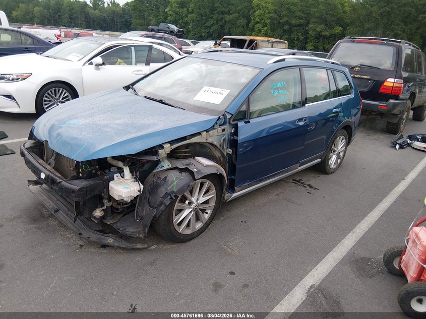 Vin: 3vwh17au8hm519653, lot: 46260445, volkswagen golf alltrack tsi s/tsi se/tsi sel 20172