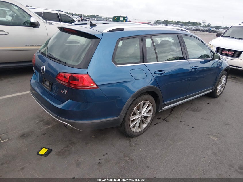 Vin: 3vwh17au8hm519653, lot: 46260445, volkswagen golf alltrack tsi s/tsi se/tsi sel 20174