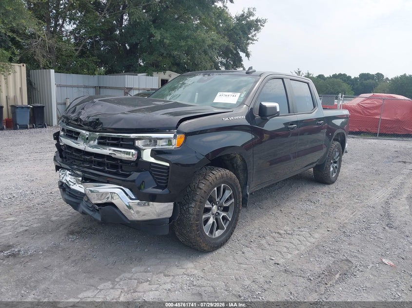 2022 Chevrolet Silverado, Front End, IAAI, VIN 3GCPDDEK2NG629735 — photo 2