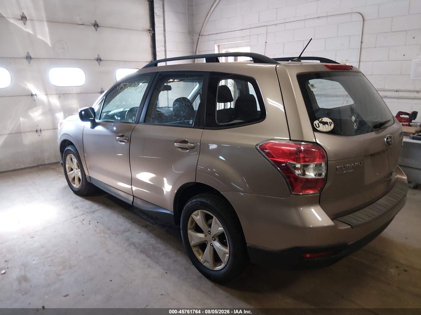 Vin: jf2sjabc6fh809159, lot: 46260513, subaru forester 2.5i 20153
