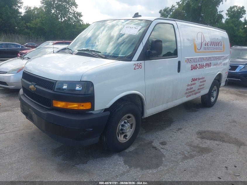 Vin: 1gcwgafp8s1144098, lot: 46260530, chevrolet express cargo rwd 2500 regular wheelbase wt 20252