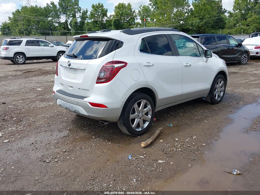 Vin: kl4cjdsb0hb093080, lot: 46260549, buick encore premium 20174
